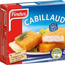 204G 4 Tranches Panees Cabillaud Findus