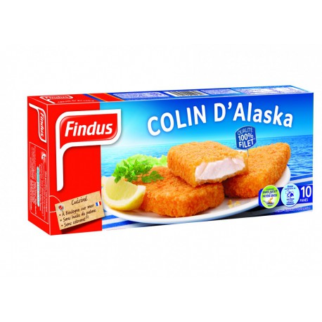 510G 10 Tranches Panees Colin Findus