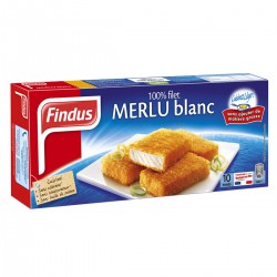 510G 10 Tranches Panees Merlu Findus