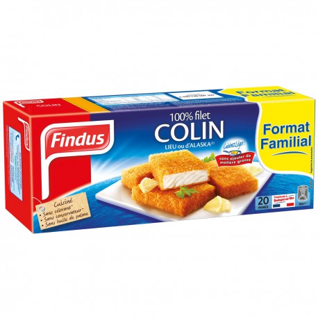 20 Tranches Panees Colin Findus
