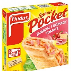 250Gspeed Pocket Jambon Fromage Findus