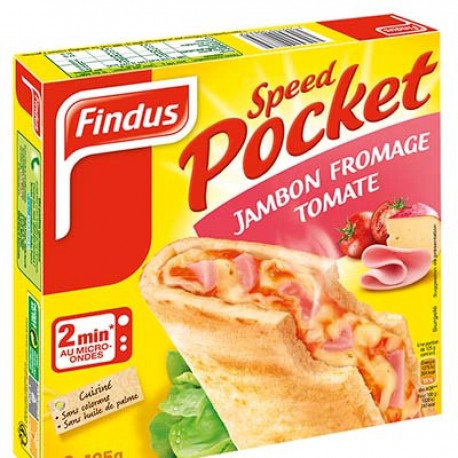 250Gspeed Pocket Jambon Fromage Findus