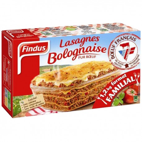 1200G Lasagnes Bolognaise Findus