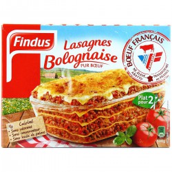 600G Lasagnes Bolognaise Vbf Findus