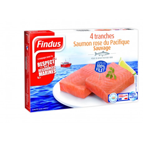 400G 4 Tranches Saumon Findus