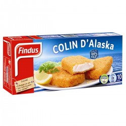 510G 10 Tranches Panees De Colin Findus
