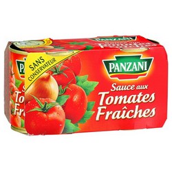Panzani Sauce Tomate Fraîche Panzani Brique 2X1/4 380G