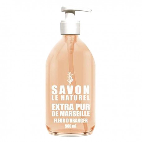 500Ml Savon Fleur Oranger Le Naturel