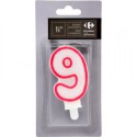 Bougie Chiffre N° 9