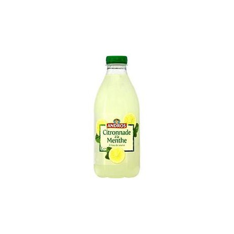 Bouteille 1L Citronnade Menthe Andros