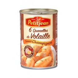Petitjean Quenelles De Volaille Forestière La Boite De 400 G