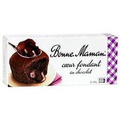 2X80G Coeur Fondant Chocolat Bonne Maman