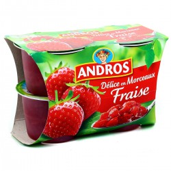 4X100G Delice De Fraise Andros