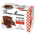 4X50G Mousse Chocolat Bonne Maman
