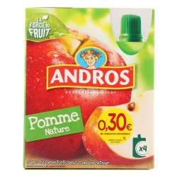 4X90G Gourde Pomme Nature Andros