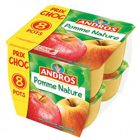 8X100Gr Pomme Nat Brd Andros