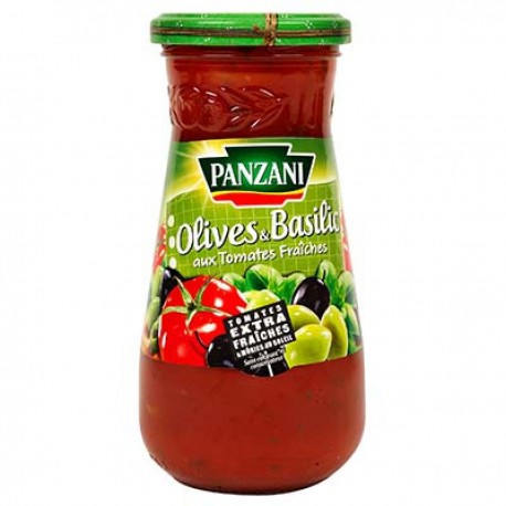 Panzani Sauce Pleine Saveur Olives Basilic 400G