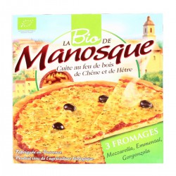 380G Pizza 3 Fromages Bio P.M