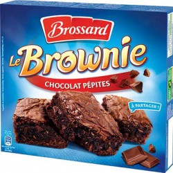 Brossard Brownie Familial Pepites Dechocolat 285G
