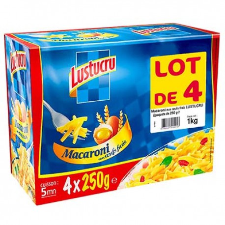 L.4 Macaroni 250G Prix Choc Lustucru