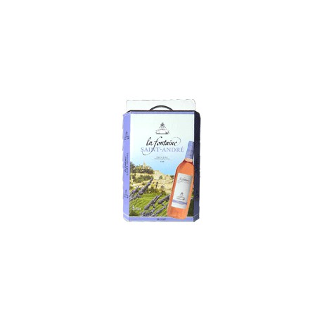 5L Bib Vin De Pays D Oc Rose Igp Rose Fontaine