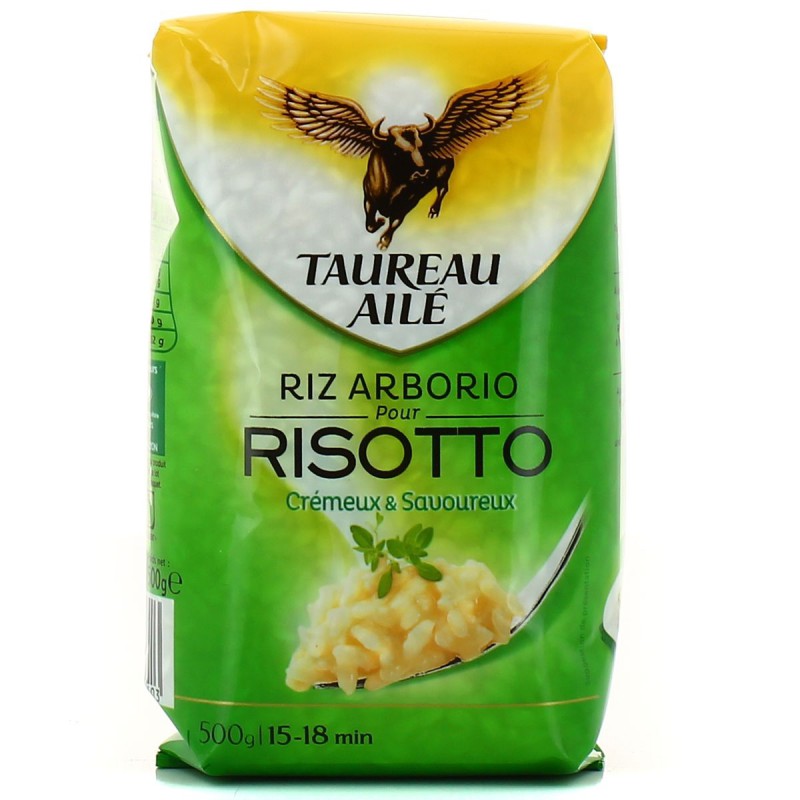 Riz pour risotto crémeux & savoureux 15-18 min, Taureau ailé (500 g)