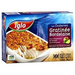 380G Gratinee Oceane Bordelaise Iglo