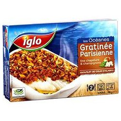 380G Gratinee Oceane Parisienne Iglo