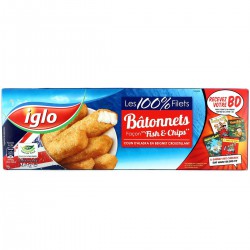 364G Batonnets Fish/Chips Iglo