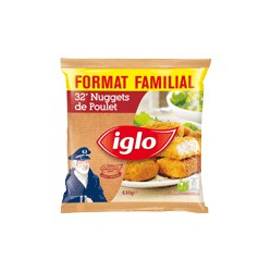 630G 32 Nuggets De Poulet Iglo
