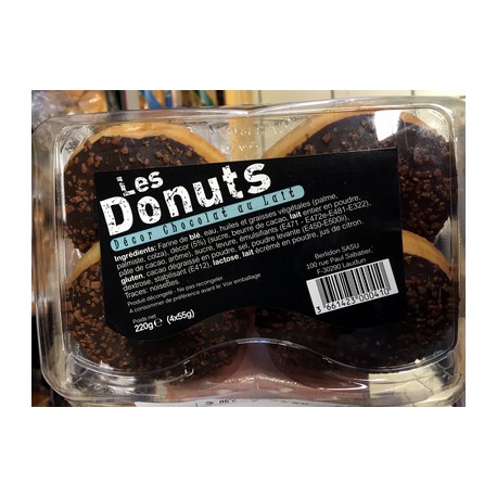 Donuts Choco Lait X4 220G