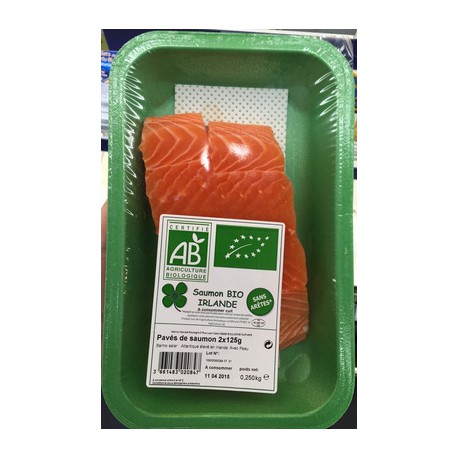 2 Pave Saumon Bio Sa Ap 250G