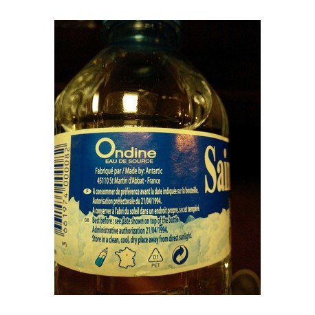Saint Benoit Eau De Source Btle Pet 50Cl X6