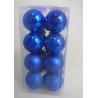 Lot De 16 Boules 4Cm Bleu
