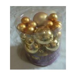 Lot De 30 Boules Or