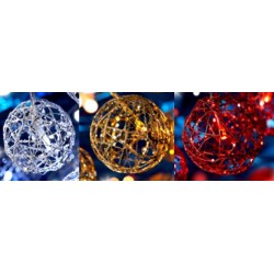 Guirlande 10 Boul. Paille.Led