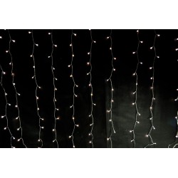 Rideau Solaire 200 Led Blanc