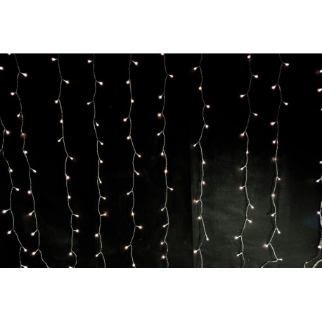 Rideau Solaire 200 Led Blanc