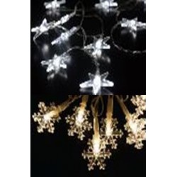 Guirlande 20 Led Etoil/Flocon