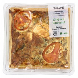 Fe Quiche Chevre Epinard 400G