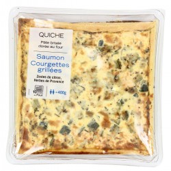 Fe Quiche Saum Courg Gril400G
