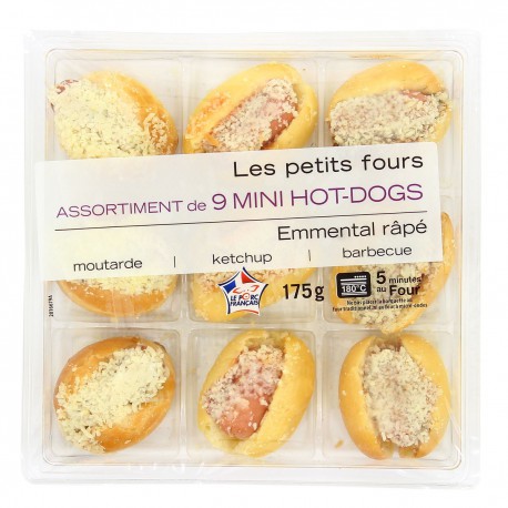 Fe Assort 9 Mini Hot Dog 175G