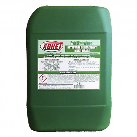 Nettoyant Dégraissant Concentré 20 L Multi Usage