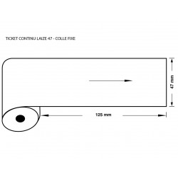 30Rouleaux Adh 47.5X125Mm M40 Sbpa