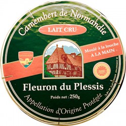 Camembert De Normandie Aop 20% Mg Lait Cru 250 G