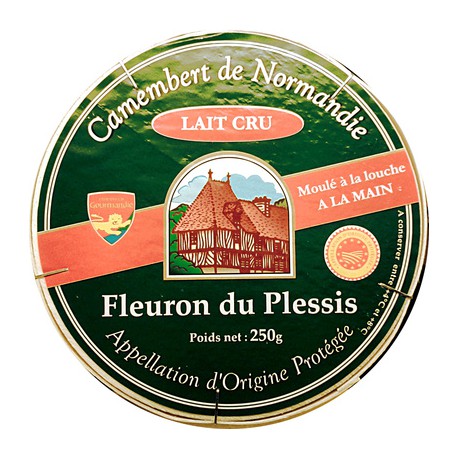 Camembert De Normandie Aop 20% Mg Lait Cru 250 G