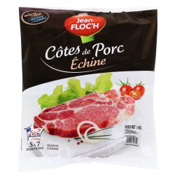 1Kg Cote De Porc Echine