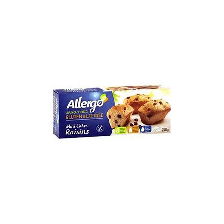 Allergo Mini Cake Raisins 230 Gr