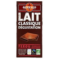 Alter Eco Chocolat Lait Degustation Bio 100G