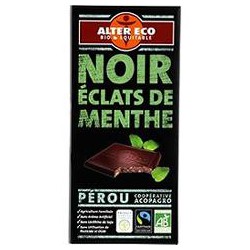 Alter Eco Chocolat Noir Menthe Bio 100G